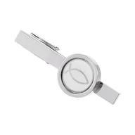 Spinki do mankietów i krawatów - Spinka do krawata Ryba Symbol X2 Ichthys Silver - miniaturka - grafika 1