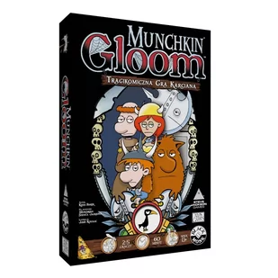 Black Monk Munchkin Gloom - Gry karciane - miniaturka - grafika 1