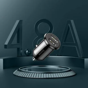 Baseus Grain Pro ładowarka samochodowa 2x USB 4,8 A czarny (CCALLP-01) - Ładowarki samochodowe - miniaturka - grafika 12