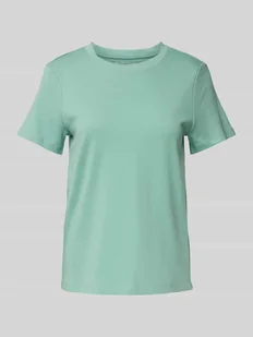 T-shirt o kroju regular fit z czystej bawełny - Koszulki i topy damskie - miniaturka - grafika 1