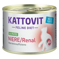 Mokra karma dla kotów - Kattovit Niere/Renal - Indyk, 24 x 185 g - miniaturka - grafika 1