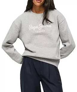 Pepe Jeans Damska bluza Nanette N, 933 szary Marl, XL - Bluzy damskie - miniaturka - grafika 1
