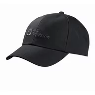 Czapki męskie - Czapka z daszkiem Jack Wolfskin BASEBALL CAP black - ONE SIZE - miniaturka - grafika 1