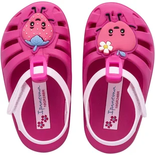 Ipanema dziecięce sandały SUMMER XIV B 83615-BC948 DARK PINK/LIGHT PINK 27 - Buty dla dziewczynek - miniaturka - grafika 1