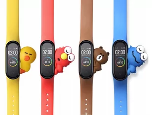 OPASKA ZAMIENNA do XIAOMI MI BAND 5 zestaw 4szt. - Akcesoria do smartwatchy - miniaturka - grafika 1