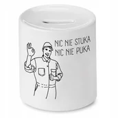 Skarbonki - SKARBONKA DLA MECHANIKA NIC NIE STUKA NIC NIE PUKA z Nadrukiem ze Zdjęciem - miniaturka - grafika 1
