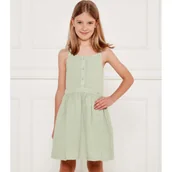 Sukienki i spódniczki dla dziewczynek - Guess Sukienka | z dodatkiem lnu - miniaturka - grafika 1