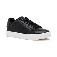 Trampki damskie - Calvin Klein Trampki CLEAN CUP LACE UP-NA, BEH | z dodatkiem skóry - miniaturka - grafika 1