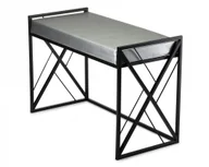 Szafki na buty - Ławka ozdobna z siedziskiem srebrny skaj - miniaturka - grafika 1