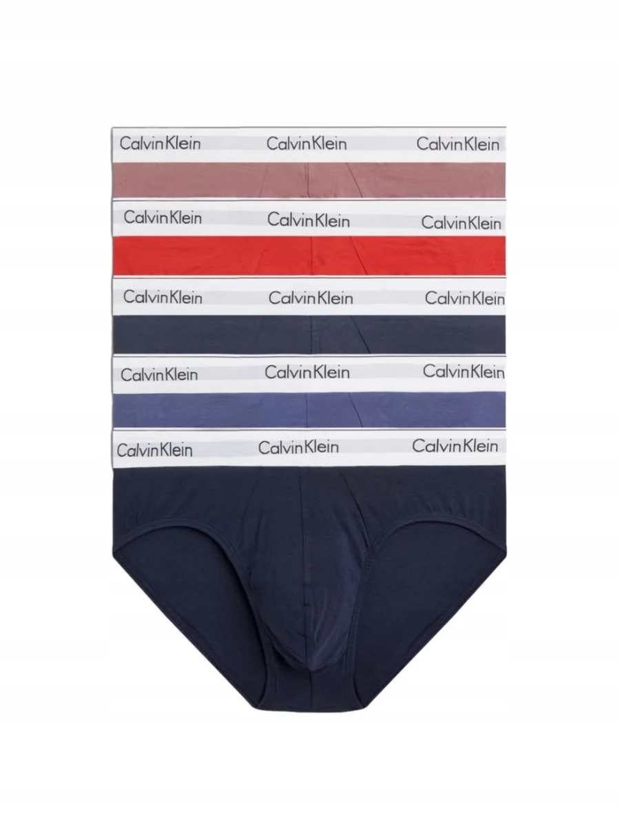 CALVIN KLEIN Majtki wielokolorowe slipy 5-PACK Rozmiar S