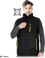 Kamizelki męskie - LH-GRANDE-V - Pikowany bezrękawnik ochronny ocieplany, męski 3XL - miniaturka - grafika 1