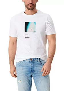 Koszulki męskie - s.Oliver Męski t-shirt 130.10.203.12.130.211341, 0100, 3XL - grafika 1