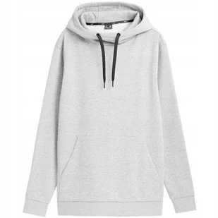 ﻿Bluza Męska Z Kapturem 4F Dresowa H4L22 Blm352 Szara - Bluzy męskie - miniaturka - grafika 1