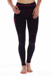 Getry Termoaktywna Damskie Viking Alisa Pants 46 Czarno/Różowy - Spodnie sportowe damskie - miniaturka - grafika 1