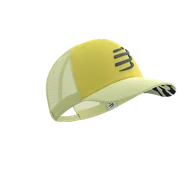 Czapki i chusty sportowe męskie - COMPRESSPORT Czapka lifestyle TRUCKER CAP maize/efl yellow - miniaturka - grafika 1