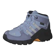 Buty dla chłopców - adidas Terrex Mid GTX dziecięce buty do chodzenia, uniseks, Bludaw Greone Sogold, 18 EU - miniaturka - grafika 1