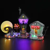 Klocki - Dedykowany zestaw oświetlenia LED do Ideas Miasteczko Halloween Tima Burtona 21351 - miniaturka - grafika 1