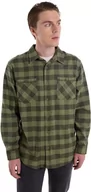 Koszule męskie - koszula męska BURTON FAVORITE FLANNEL LS Forest Moss Buffalo Plaid - miniaturka - grafika 1