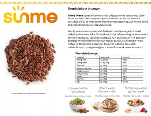Siemię Lniane brązowe Naturalne 5 kg - Ziarna i nasiona roślin strączkowych - miniaturka - grafika 1