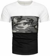 Koszulki męskie - Koszulka męska w pasy Recea - miniaturka - grafika 1