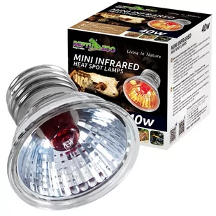 Repti-Zoo Mini Infrared Lamp 40W - Mini Halogen Podczerwony - Terraria - miniaturka - grafika 1