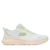 Sneakersy damskie - Sneakersy Skechers Vapor Foam Smooth Ride 150028/WMLT Biały - miniaturka - grafika 1