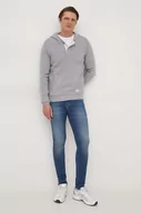 Swetry męskie - Pepe Jeans sweter z domieszką wełny męski kolor szary lekki - miniaturka - grafika 1
