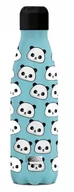 Butelki termiczne - I-Drink kolba termosu Panda 500 ml stal nierdzewna jasnoniebieska twm_527786 - miniaturka - grafika 1