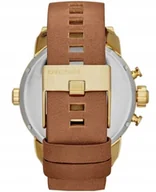 Akcesoria do zegarków - Brązowy pasek DIESEL LITTLE DADDY DZ7288 skórzany 24 mm - miniaturka - grafika 1