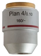 Mikroskopy i lupy - Obiektyw planarno-achromatyczny Levenhuk MED 4x - miniaturka - grafika 1