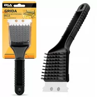 Miotły, szufle, mopy - Erla Grida Szczotka Do Czyszczenia Grilla Rusztu Skrobak Druciane Włosie - miniaturka - grafika 1