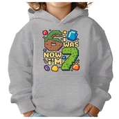 Bluzy dla dziewczynek - BLUZA DZIECIĘCA Z KAPTUREM 67 SIX SEVEN VIRAL 110-116 DLA DZIECKA PREZENT - miniaturka - grafika 1