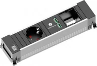 Listwy zasilające - Listwa zasilająca Bachmann Power Frame 1 gniazdo czarna - miniaturka - grafika 1