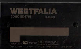 Zestaw elektryczny, zestaw zaczepu przyczepy Westfalia 321554300113 - Akcesoria motoryzacyjne - miniaturka - grafika 1