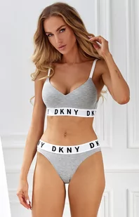 DKNY bawełniany biustonosz push-up bez fiszbinów DK4518, Kolor szary, Rozmiar S, DKNY - Intymna - Biustonosze - miniaturka - grafika 1
