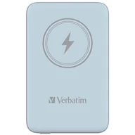 Powerbanki - Verbatim Charge 'n' Go Magnetic Wireless 10000mAh niebieski - miniaturka - grafika 1
