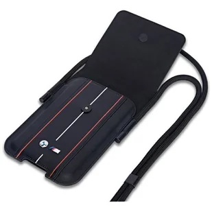 Torebka BMW Phone Pouch Red Stripes Czarny - Etui i futerały do telefonów - miniaturka - grafika 1