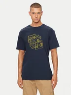 Koszulki męskie - DC T-Shirt Rebuild Hss ADYZT05337 Granatowy Regular Fit - miniaturka - grafika 1