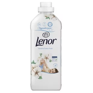 Płyn do płukania LENOR Sensitive Cotton Fresh 925 ml - Środki do prania - miniaturka - grafika 1
