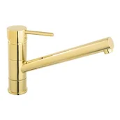 Baterie kuchenne - Ferro Fiesta Gold bateria kuchenna stojąca złoty połysk BFI4G - miniaturka - grafika 1