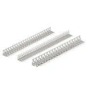 Akcesoria do ogrodzeń - Narożnik aluminiowy extra 23 x 23 mm 2,5 mb - miniaturka - grafika 1