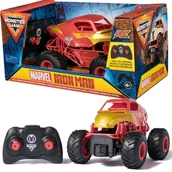 Zabawki zdalnie sterowane - Monster Jam zdalnie sterowane auto Iron Man RC Monster Truck 18 cm - miniaturka - grafika 1