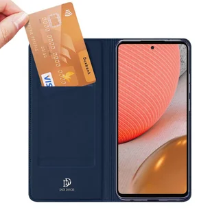 Dux Ducis Skin Pro kabura etui pokrowiec z klapką Samsung Galaxy A72 4G niebieski - Etui i futerały do telefonów - miniaturka - grafika 8