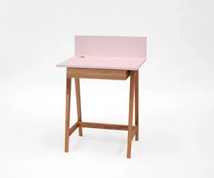Biurko RAGABA LUKA, brązowo-różowa, 75x65x50 cm - Biurka - miniaturka - grafika 1