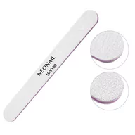 Akcesoria do paznokci - Neonail Pilnik prosty szary 100/180 4506 - miniaturka - grafika 1