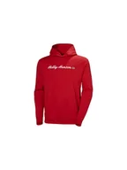 Bluzy męskie - Bluza męska HELLY HANSEN CORE GRAPHIC SWEAT H czerwona M - miniaturka - grafika 1