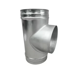 Trójnik kanału wentylacyjnego 90° 160 mm SPIROFLEX - Łączniki, trójniki, kształtki - miniaturka - grafika 1