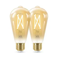 Systemy inteligentnych domów - WiZ Wi-Fi BLE 50W ST64 E27 920-50 Amb 2PF/6 - miniaturka - grafika 1