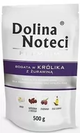 Mokra karma dla psów - Dolina Noteci Premium Bogata W Królika Z Żurawiną 500 g x 10 sztuk - miniaturka - grafika 1