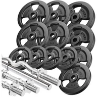 Obciążenia - Zestaw gryfów wzmocnionych i obciążeń 83 kg Marbo Sport - miniaturka - grafika 1